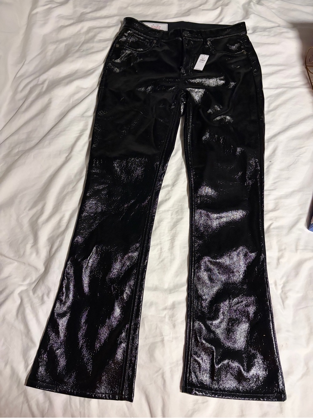 GAP Black High-Shine Flare Jeans